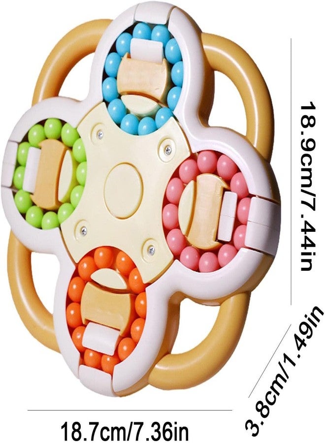 Kiditos Magic Bean Cube Puzzle Toy - Spinning Beads Sensory Toy for Kids, Anti-Stress Educational Rotating Beads Toys | Birthday Gift for Boys & Girls - Image 3